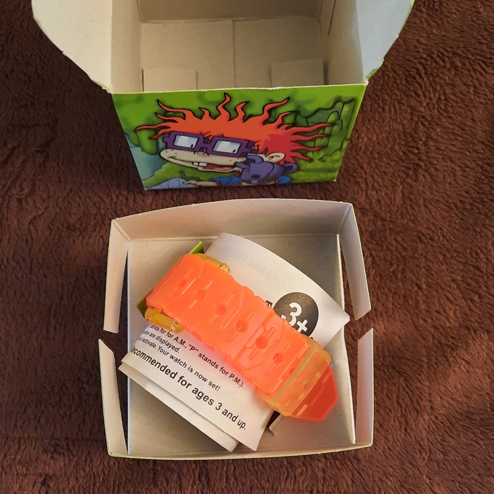 🆕️ NIB Vintage 2000 Nickelodeon Rugrats Chuckie & Kimi Chatback Watch - Picture 6 of 6